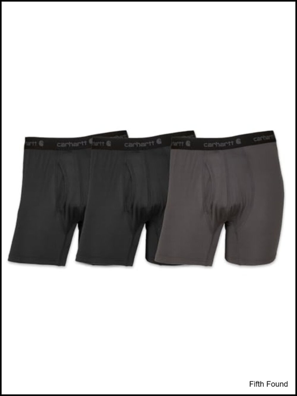 Men's Stretch Synthetic Blend 5" Boxer Brief 3 Pack - FastDry & Rugged Flex -